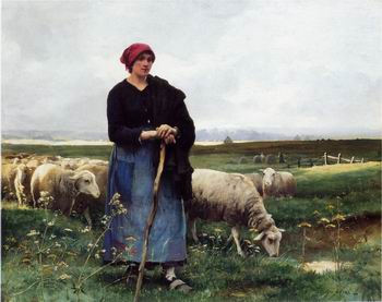 Sheepherder and Sheep 199